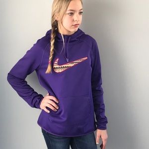 Nike purple hoodie sweatshirt